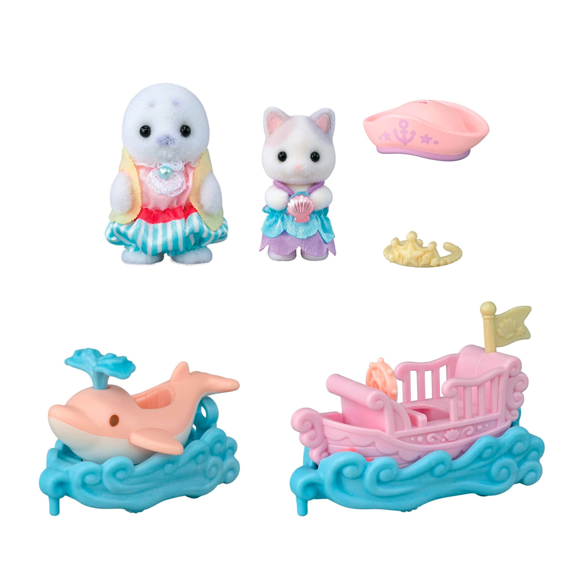 Sylvanian Families - 5820 Amusement Park Boat & Trolley thumbnail 6