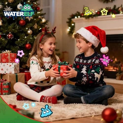 WATERELF Play Putty Slime - Stocking Stuffers for Kids, Fidget Sensory Artistic Therapy Putty Toys for Boys Girls Adults, Stress Relief Non-Sticky, Gold/Blue/Orange/White thumbnail 2