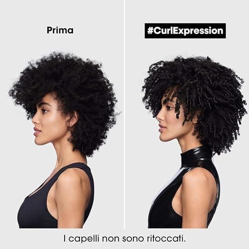 L'Oréal Professionnel Paris Maschera Ultra Nutriente, Idratazione intesa per Capelli Ricci e Voluminosi, Arricchito con Glicerina, Urea H e Semi di Ibisco, Serie Expert Curl Expression, 250 ml thumbnail 3