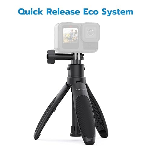 TELESIN 40cm/15.75'' Selfie Stick Tripod, Quick Release Portable Vlog Camera Selfie Stick Handle Grip Monopod for GoPro 13 12 11 10 Max/Insta360 X5/AKASO/DJI Osmo Action 6 5 pro Osmo Nano Accessories thumbnail 3