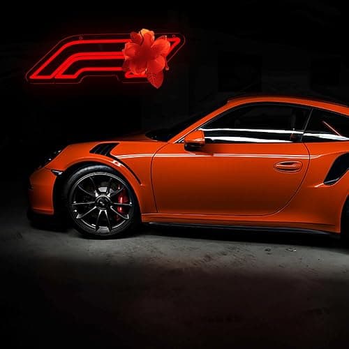 Racing Neon Signs for Wall decor Racing Sports Led Lights sign for Man Cave Beer Bar Garage Art Wall DecorativeChristmas Birthday Party Gift16.1 * 4.8inch thumbnail 5