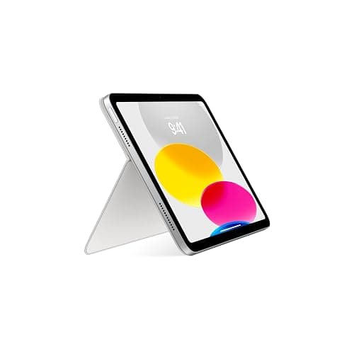 Apple Magic Keyboard Folio: tastiera e custodia per iPad (A16) e iPad (10ª generazione), design in due pezzi con tastiera staccabile e custodia che si aggancia magneticamente, Arabo – Bianca thumbnail 6