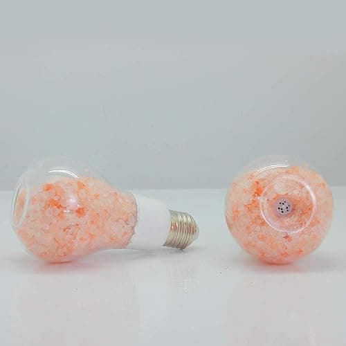 Himalayan Glow Salt Light Bulbs 60-Watt Equivalent, Warm Amber Glow, 7 watts, 2 Count (Pack of 1) thumbnail 7