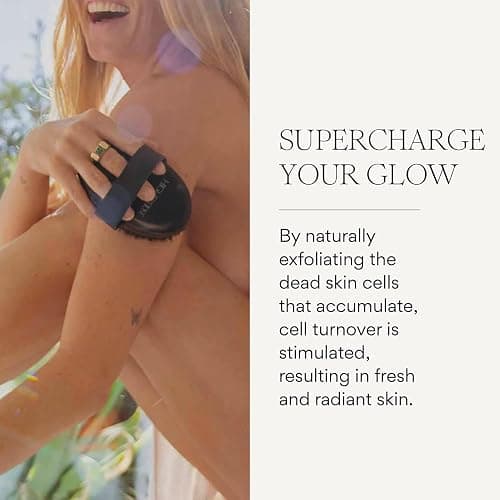 HigherDOSE Copper Dry Brushing Body Brush - Ion-Charged Dry Brush & Lymphatic Drainage Massager to Promote Circulation and Exfoliate for Glowing Skin - Everyday Antimicrobial Body Scrubber thumbnail 5