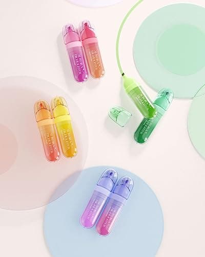 Four Candies 8 Pcs Highlighters Assorted Colors, Cute Pastel Highlighter Set, Quick-Dry, Soft Chisel Tip, No Bleed Highlighter, Aesthetic Highlighters for Christmas thumbnail 8