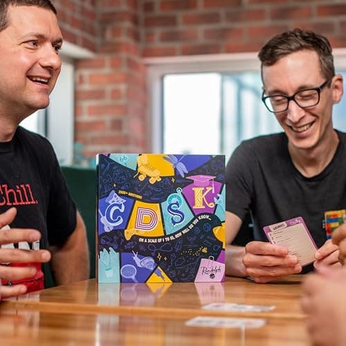 Randolph CDSK | Fun Trivia Party Game for Teens and Adults | Great for Game Nights and Large Groups | Two Player or Team Challenge | 2500+ Trivia Questions | Ages 14+ | 2 to 16 Players | 45 Minutes thumbnail 2