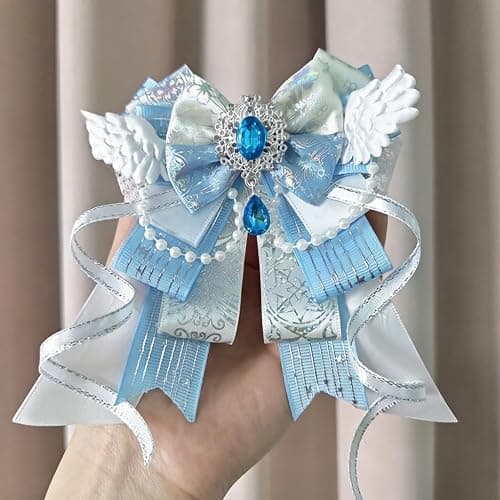 Pdxnyxx Kawaii Anime Lolita Bow Lace Silk Bag Accessories Charms Backpack Purse Charm for Handbags Preppy Aesthetic Stuff thumbnail 2