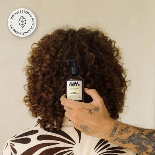 BALI CURLS Curl Defining Gel – Definierendes Locken Gel mit Leinsamen- und Ylang-Ylang-Extrakt – Veganes Lockengel für geschmeidige und definierte Curls – Lockenpflege für Naturlocken – 150ml thumbnail 6