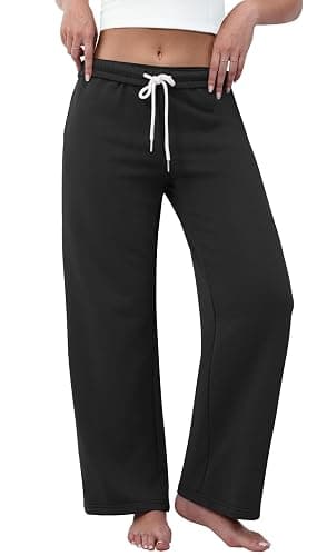 JEKAOYI Womens Sweatpants Wide Leg Drawstring Workout Casual Baggy Pants High Waist with Pockets thumbnail 5