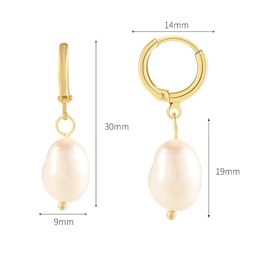 XYJZXY Gold Huggie Small Hoop Earrings with Charm Personalized Snake/Evil Eye/Star/Cross/Lock/Key 18k Gold Plated Crystal Drop Dangle Earrings for Women thumbnail 5