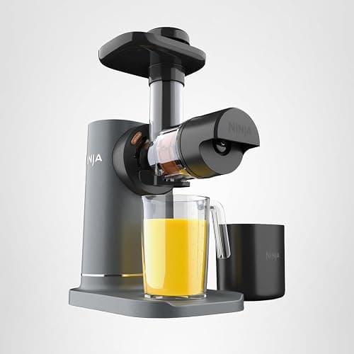 Ninja NeverClog Cold Press Juicer, Powerful Slow Juicer with Total Pulp Control, Countertop, Electric, 2 Pulp Functions, Dishwasher Safe, 2nd Generation, Charcoal, JC151 thumbnail 12