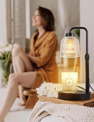 Yohonk Candle Warmer Lamp with Timer Dimmable, Adjustable Lamp Candle Warmer, Birthday Gifts for Women Mom, Wax Warmer Lamp for Scented Jar, House Warming Gifts New Home Decor thumbnail 3