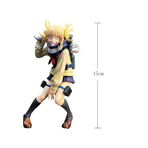 Puruuige My Hero Academia Figures Himiko Toga Figure, MHA figure Anime Cartoon Characters Statue Collectibles Model PVC Doll Desktop Decoration Ornaments Action statue, 15CM thumbnail 3