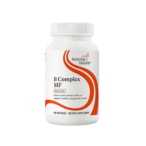 Seeking Health B Complex MF - Vitamin B Complex with Folate, Niacin, & Folinic Acid - Support Energy & Immune System Health with B Vitamins - 100 Capsules - Image 1