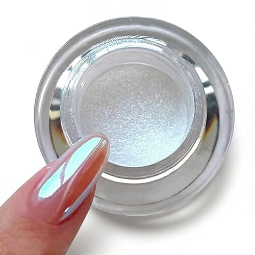 Pretty Diva Moonlight Chrome Nail Powder, Unicorn Mermaid Chrome Powder for Nails, Aurora Nail Powder Iridescent Nail Chrome Powder, Nail Art Glitter Decoration for Home DIY Salon Manicure Pigment - Image 1