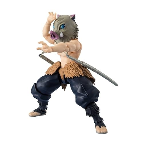 TAMASHII NATIONS - Demon Slayer: Kimetsu no Yaiba - Inosuke Hashibira S.H.Figuarts Action Figure - Image 1