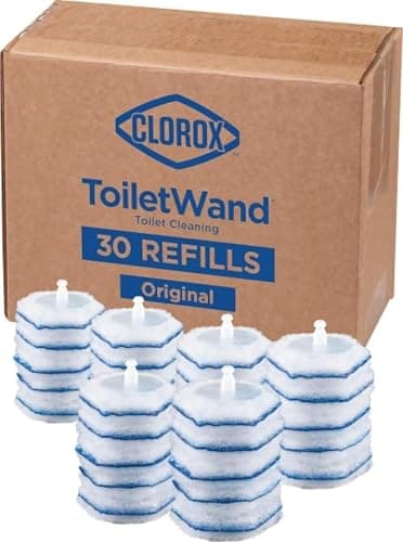 Clorox ToiletWand Disposable Toilet Cleaner Refills, 30 Count, Kills 99.9% of Germs and Viruses, Touch-Free Toilet Cleaning, Original Scent thumbnail 2