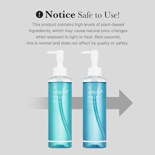 medicube Cleansing Oil Zero Pore Blackhead | Makeup Remover for all skin types, Daily Moisture Facial Cleanser, Low-Irritation, Korean Skin Care, 205ml / 6.93 fl.oz thumbnail 6