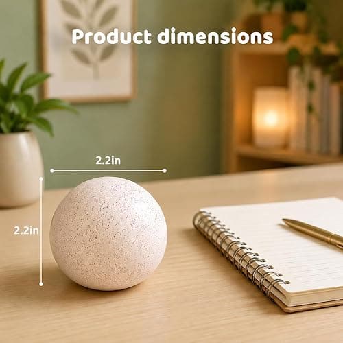 Snowball Stress Relief, Squeeze Fidget Ball for Adults,Slow Rise Portable Desk Ball,Relaxation & Daily Calm Gifts thumbnail 2