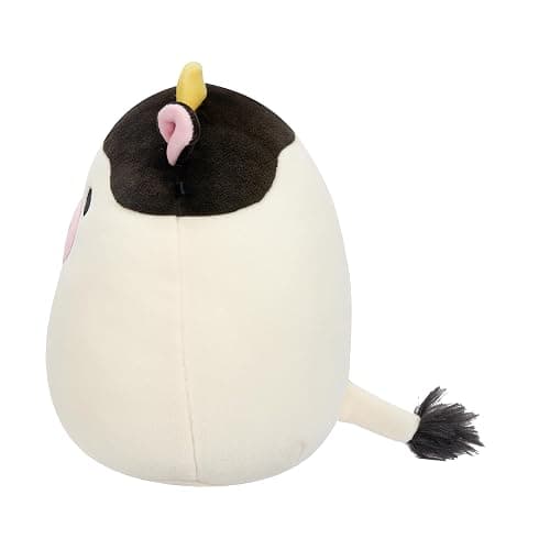 Squishmallows SQCR05373 Connor - Vaca Blanca y Negra, 19 cm, Multicolor thumbnail 6