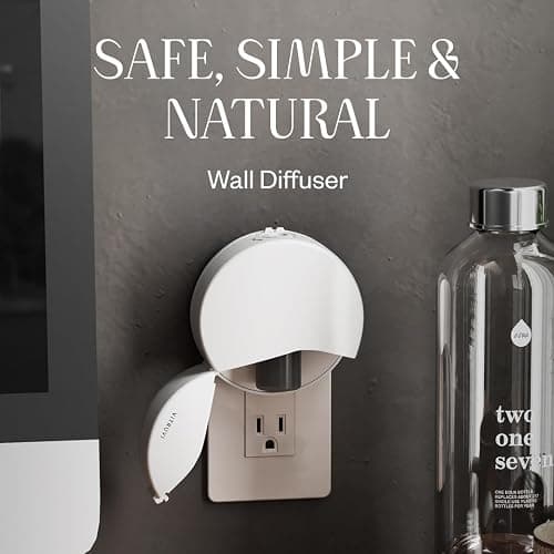 Vitruvi Push Plug-in Wall Diffuser – Starter Kit with Vanilla Mint Refill, Made with Natural Ingredients – Covers 200 Sq Ft – Long-Lasting Scent Up to 500 Hours – White thumbnail 4