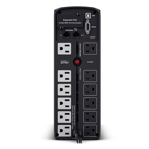 CyberPower CP1500PFCLCD PFC Sinewave UPS Battery Backup and Surge Protector | 1500VA/1000W, 12 Outlets, AVR, Mini Tower, UL Certified thumbnail 2