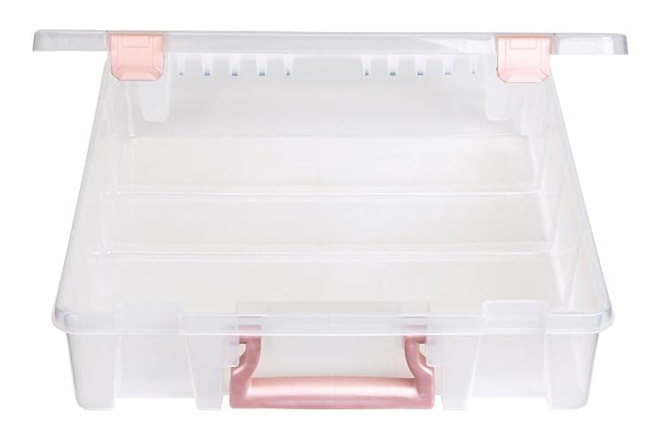 ArtBin 6955RL Super Satchel Compartment Box Clear Craft Organizer Storage Case - Rose Gold, Pack of 1 thumbnail 8