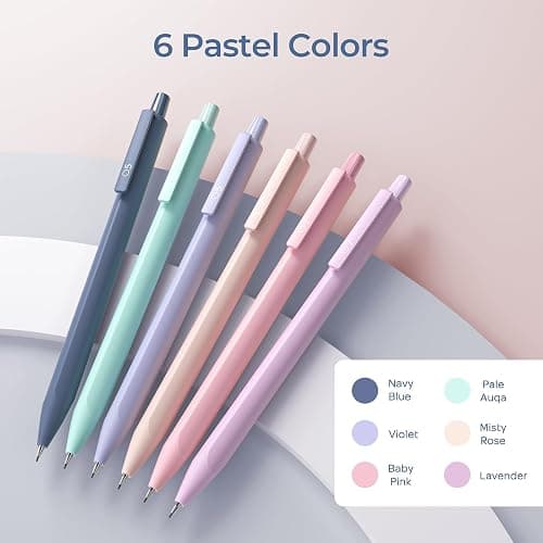 Nicpro 6PCS Pastel Mechanical Pencil Set with Case, Cute Drafting Pencils 0.5mm & 0.7mm with 6 Tubes HB Lead Refills, Erasers, Eraser Refills, Aesthetic School Supplies for Girls Drawing Sketching thumbnail 3