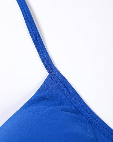 AUROLA Influence Strappy Bra Sports Bras for Women, Backless Padded Impact Strappy Bra Workout Gym Yoga with Removable Cups thumbnail 7