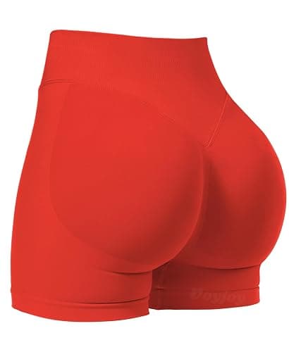 VOYJOY Women Workout Impact Shorts 2.5"/ 3.6"/ 4.5"/ 6" Scrunch Butt Lifting Gym Seamless Booty Biker Shorts - Image 1
