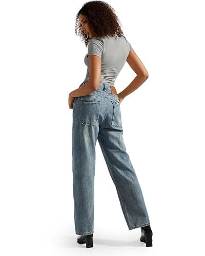 SUUKSESS Women Double Lined Fitted Basic Tee Crew Neck Short Sleeve Y2K Crop Top thumbnail 5