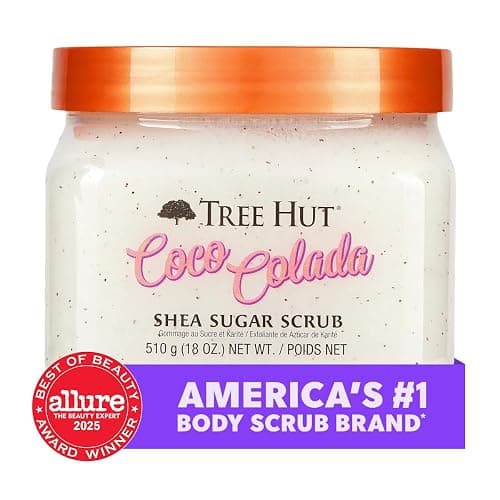 Tree Hut Coco Colada Shea Sugar Scrub, 18 oz, Ultra Hydrating and Exfoliating Scrub for Nourishing Essential Body Care thumbnail 3