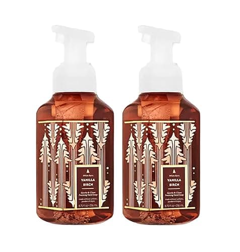 Bath and Body Works Gentle & Clean Foaming Hand Soap 8.75 Ounce 2-Pack (Vanilla Birch) - Image 1