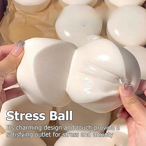 Cream Cake Squish y,Slow Rising Squish y Toy,Cloud Cake Squishies Toys,Soft Realistic SouffléCake Stress Ball,Super Soft Food Squishies,Sensory StressRelief SqueezeToys for Adult,Cute Desk FidgetToy thumbnail 4