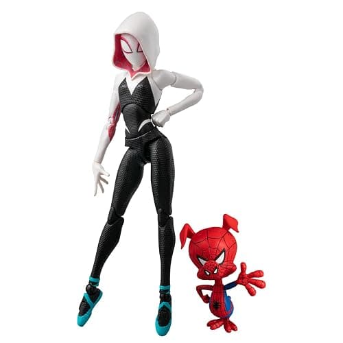 Spider-Man: Spider-Bath SV Action Spider Gwen & Spider Ham, Non-Scale, ABS & PVC, Pre-Painted Complete Action Figure - Image 1