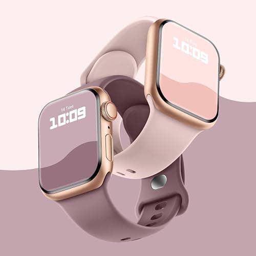 Knossen 20 Pack Compatible with Apple Watch Bands 40mm 41mm 38mm 49mm 45mm 44mm 42mm 46mm for Women Men, Waterproof Silicone Sport Band Straps for iWatch Bands Series 1110 9 8 7 6 5 4 3 SE Ultra/Ultra 2/Ultra 3 thumbnail 2