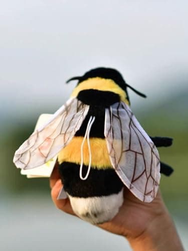TAMMYFLYFLY Soft Insect Plush Toy, Stuffed Bee Animal Doll,Cute Honeybee Plush Doll,17cm (Bee) thumbnail 3