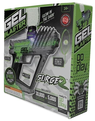 Gel Blaster Surge 2 with Built-in Starfire Glow Activator – Upgraded GelBlaster Toy with 100+ Foot Range – Semi & Full Auto Modes – Built in Glow in The Dark – 170 FPS – Ages 14+ thumbnail 7