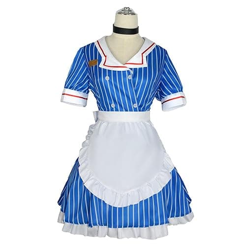 HYJXDLLS Kasane Costume Outfit Halloween Dress Aoron Dress Uniform Set thumbnail 3