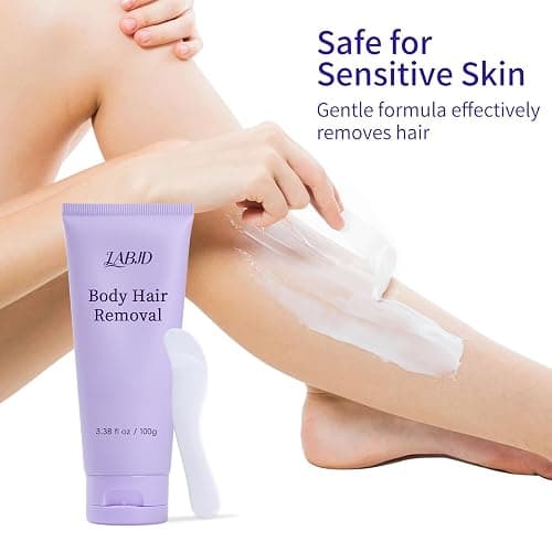 LABJD Gentle Body Hair Removal Cream-Pain free Hairs Removal Cream for Sensitive Skin with a Neutral Formula for Hair Removal and Skincare 2-in-1,Durable and Smooth for Men and Women thumbnail 5