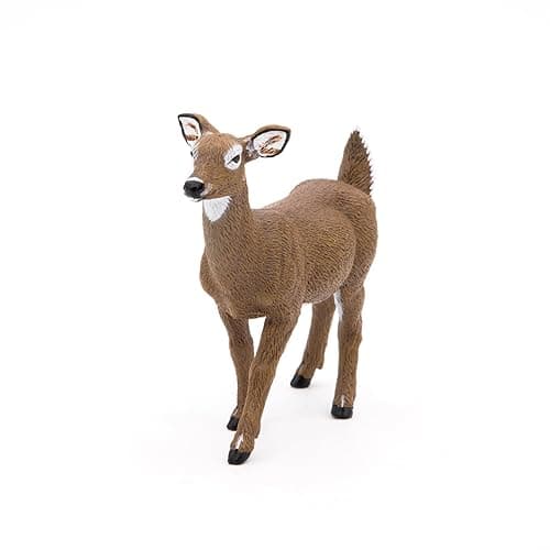 Papo -hand-painted - figurine -Wild animal kingdom - White-Tailed Doe -50218 -Collectible - For Children - Suitable for Boys and Girls- From 3 years old thumbnail 4