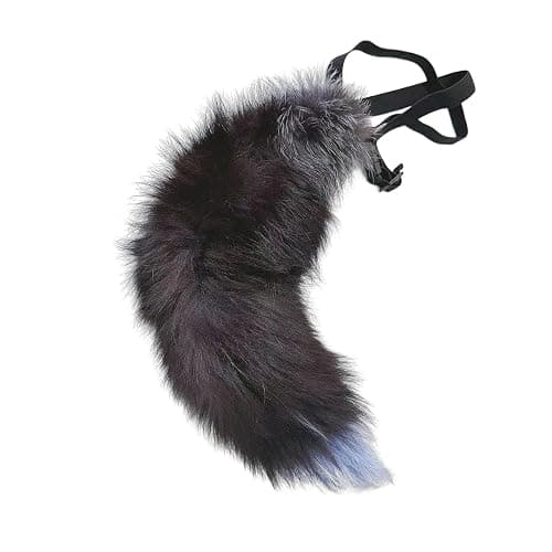 Ekwikzz Wolf Ears Tail Set Fox Wolf Headbands Clips Fluffy Cosplay Costumes, Gothic Punk Accessories for Halloween thumbnail 4