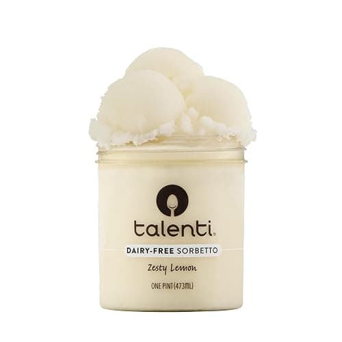 Talenti Dairy-Free Sorbetto Zesty Lemon for Your Next Indulgence, with Real Lemon in Each Jar, 1 pint - Image 1