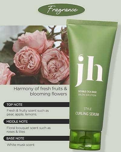 JENNYHOUSE Style Curling Serum - Curl Defining Gel for Frizz Control & Damage Repair with Cica complex, Quick-Dry Water Gel, No Clumps, Silicone/Sulfate/Paraben-Free, 5.1oz thumbnail 6