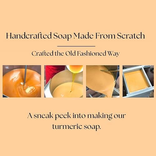Aspen Kay Naturals Turmeric Soap for Face & Body - made with Organic Shea Butter, Chamomile & Calendula - Gentle Turmeric Face Wash, All Skin Types, Made in USA (2 pack) thumbnail 8