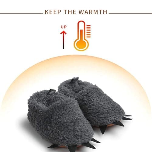 CoKate Baby Boys Girls Soft Plush Slippers Animal Boots Toddler Infant Crib Shoes Winter House Shoes thumbnail 2