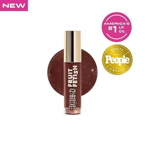 Milani Fruit Fetish Lip Oil, Tinted Lip Gloss & Hydrating Lip Oil Treatment, Moisturizing Non Sticky Clear Shine, High Shine Lip Balm for Dry Lips with Vitamin E, Coco Cacao, 0.14 oz thumbnail 6