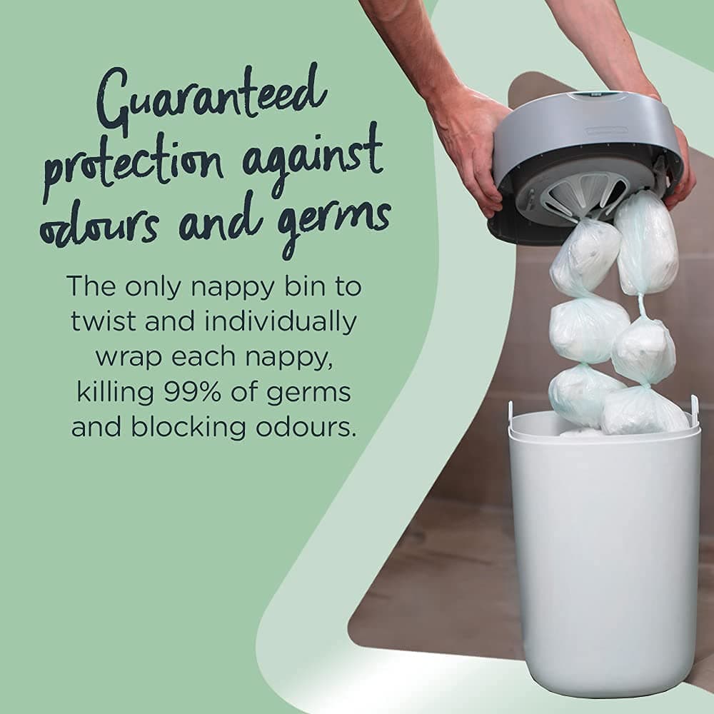 Tommee Tippee Twist and Click Advanced Nappy Bin Refill Cassettes thumbnail 4