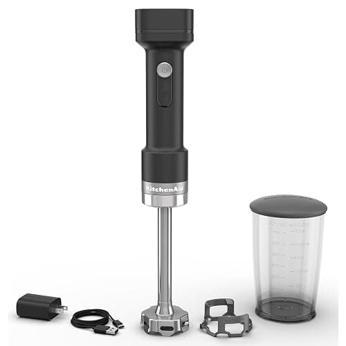KitchenAid Go Cordless Hand Blender - battery included, KHBRV71, Black Matte - Image 1