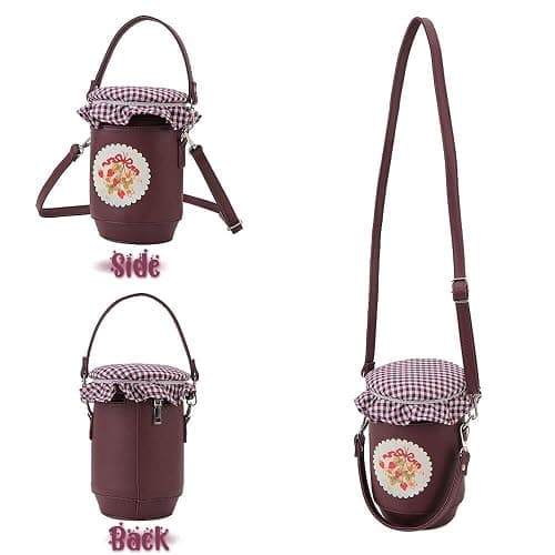 ENJOININ Fun Shape Purse for Women Novelty Handbags Unique Chain Crossbody Bag for Teens with Adjustable Shoulder Strap thumbnail 4